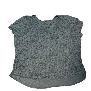 Disney Torrid Plus Size Women 5x Little Mermaid Ariel Sea Gray Short Sleeve‎ Tee